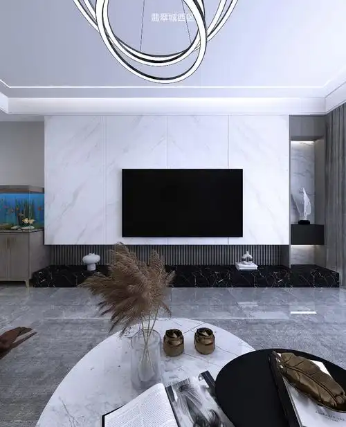 2021年最流行的九款不同造型的客厅悬空电视背景墙,被兑现了理想生活!