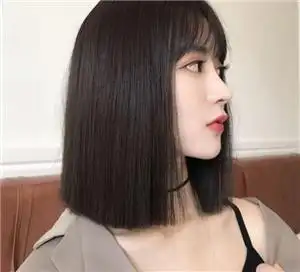 无需打理的齐肩发直发,懒人必选的直发发型