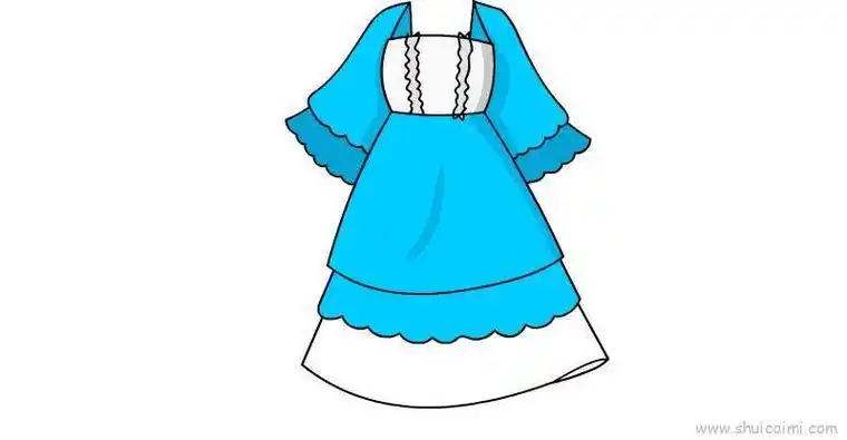 公主裙儿童画怎么画公主裙简笔画简单童话里公主的裙子要如何画礼服简
