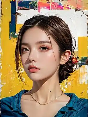 美妆广告拍摄模特人像