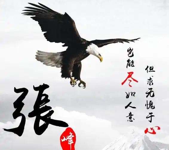 微信姓氏头像,鹏程万里雄鹰展翅,会有你喜欢的,换换头像吧