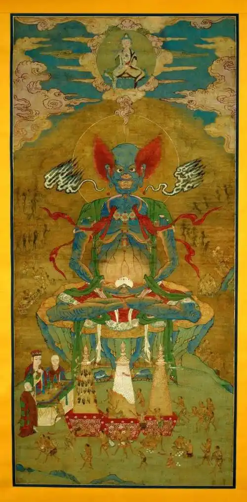 面燃大士焰口鬼王.