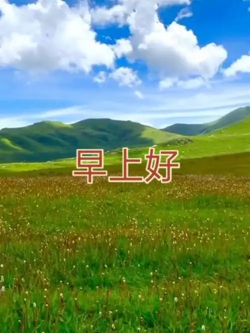 早上好!扎西德勒!