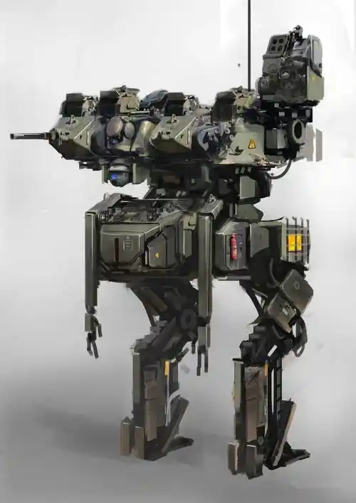 【靓图】分享一组科幻机甲插画!每张都是科技感十足!