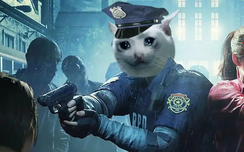 【生化危机2重制版】在浣熊市警局整活并击毙辣妹_哔哩哔哩bilibili