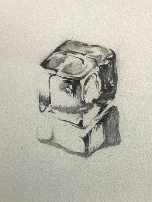 素描冰块画法素材