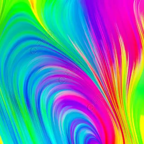 五颜六色的背景视觉香水系列艺术设计和技术项目的背景由鲜艳的色调和