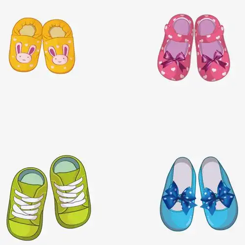 小女宝小鞋子格子单鞋可爱活泼png