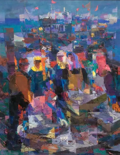 我院汪明强教授油画作品入选第十二届全国美展