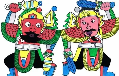 禁忌五:贴门神不要贴反