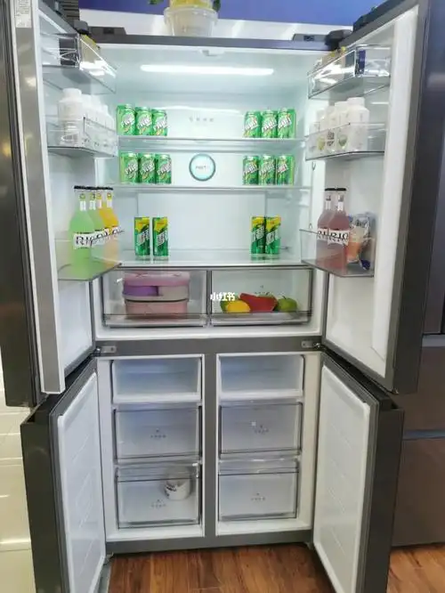 美的冰箱超薄款十字四门