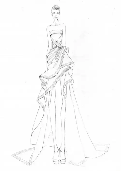素描婚纱