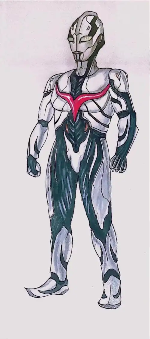 画集仿绘奥特曼设计稿