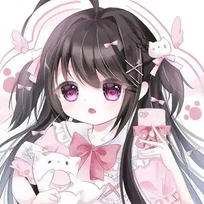 头像卡通女呆萌可爱少女心