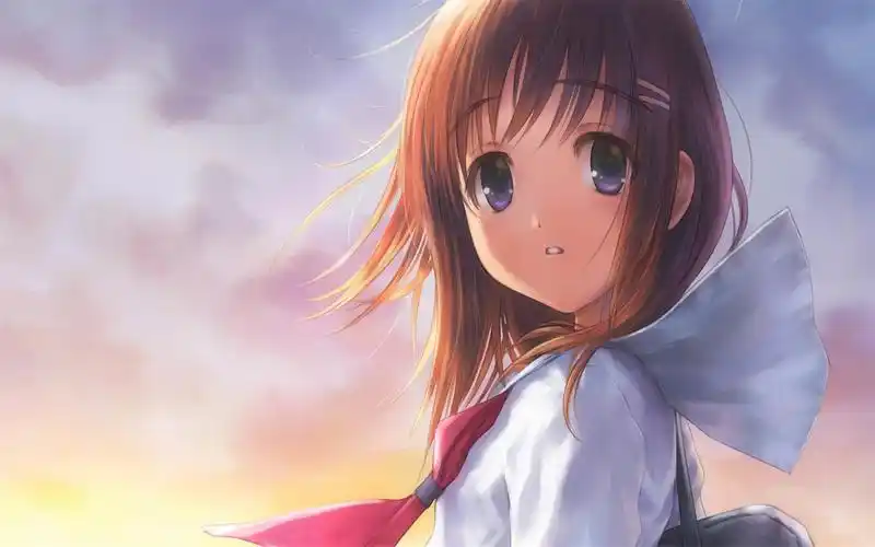 可爱卡通动漫美少女精选唯美桌面壁纸图片