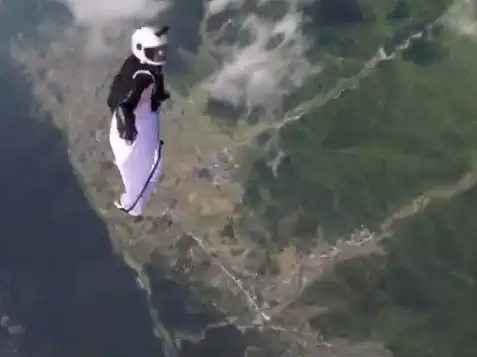 她撞在树尖上!翼装飞行女生遗体火化,搜救时父亲冷静