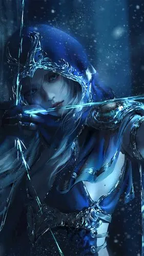 英雄联盟lol寒冰射手艾希插画