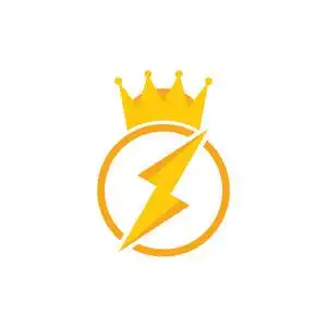 费电池电源王徽标图标设计照片