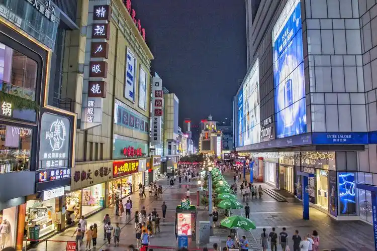 春熙路步行街夜景