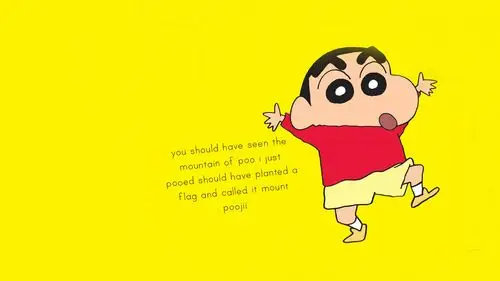 蜡笔小新最受喜爱的动漫人物桌面壁纸