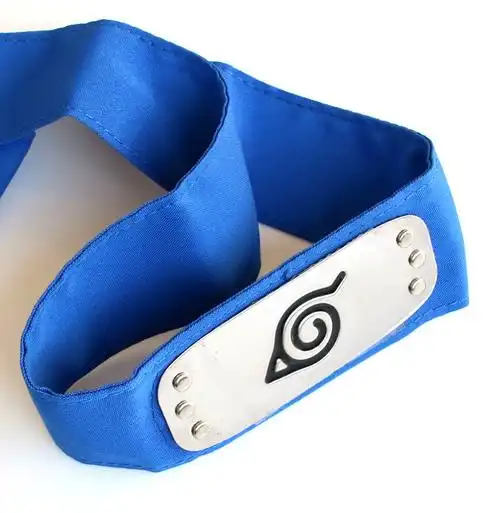 火影护额木叶鸣人卡卡西小樱四代目头带头巾升级版140cm带长