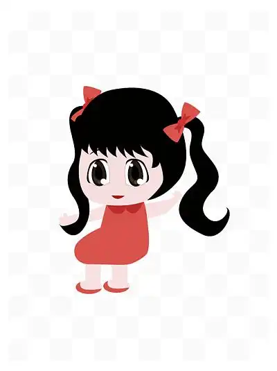 391卡通可爱大眼睛女孩原创元素39161人物眼睛眼镜可爱卡通半身头五官