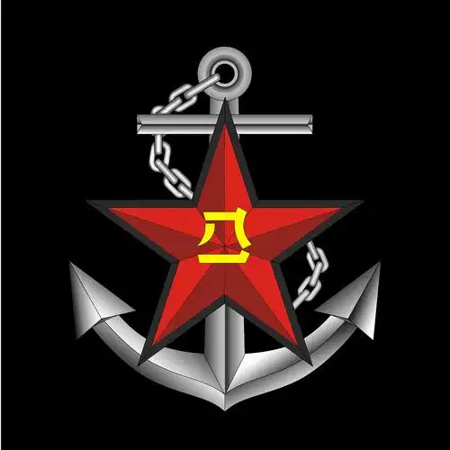 海军八一领花|平面|logo|偷影猎人 - 原创作品 - 站酷 (zcool)