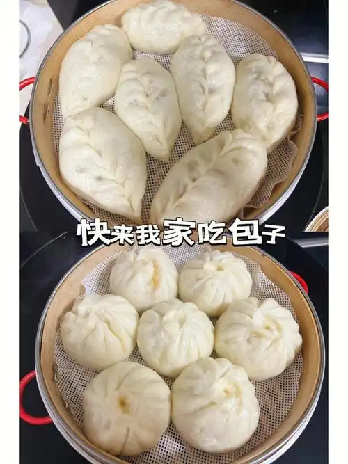 蓬松暄软的大包子出锅啦7515内附详细教程7515