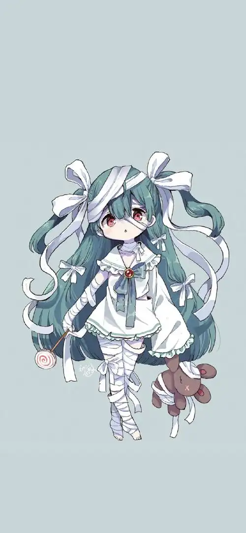 少女心韩系卡通高清手机壁纸