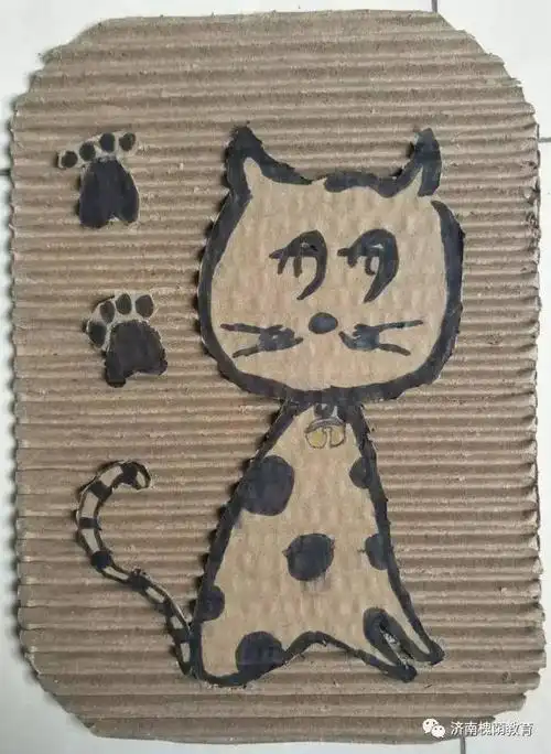 美里湖第二小学纸板画动动手让你把废旧纸盒装饰你的生活