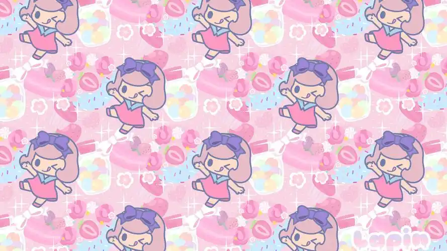 唯美梦幻lapin少女粉红诱惑卡通动漫桌面壁纸下载