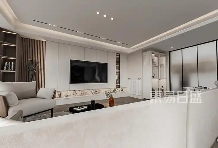 水岸星城180平现代混搭装饰装修设计案例效果图