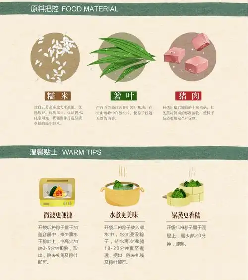 嘉兴特产五芳斋粽子 真空140克*2只板栗栗子鲜肉粽子 早餐食品.