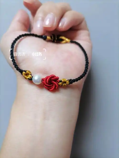 曼陀罗结手绳桃花手绳珍珠手绳