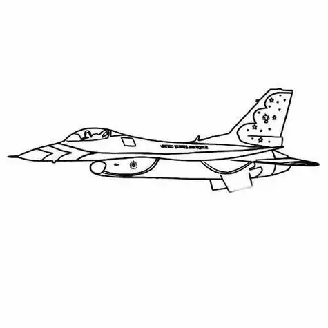 战斗飞机的画法空中交通儿童创意画 飞机7615简笔画简笔画教程母婴