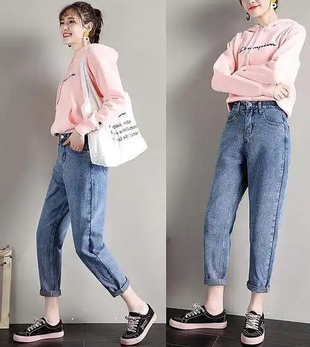 臀部宽大女生的时尚单品:萝卜裤的五种穿搭,减龄时髦更迷人!