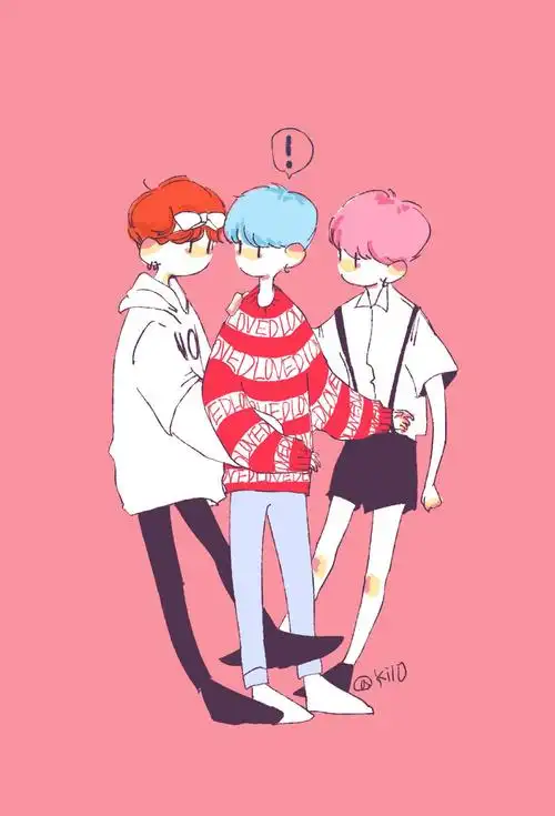 bts饭绘 army are talented.