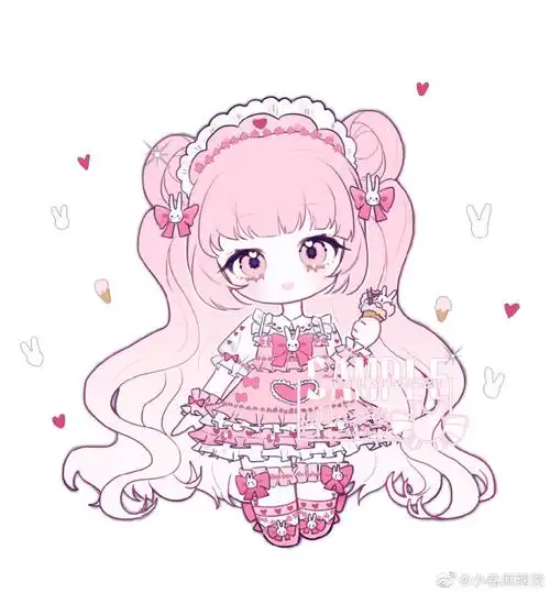 我们过过眼瘾就好了√ lolita 洋服 可爱 q版 服装设计 服设 哥特