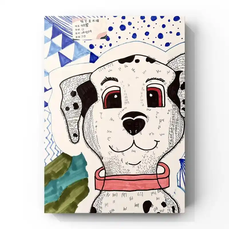 儿童创意美术作品 #作品欣赏 #带你走进画里 #人人都是艺 - 抖音