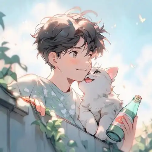 qq头像男生带阳光