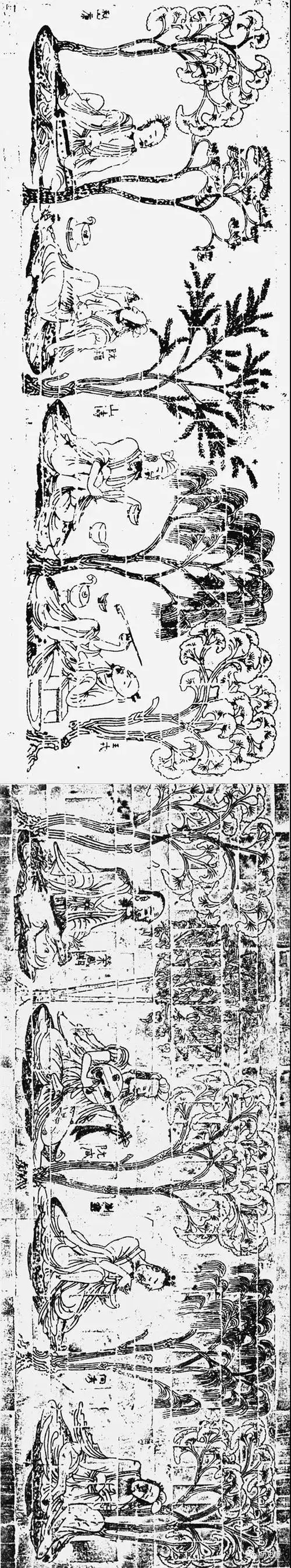 放荡不羁爱自由—《竹林七贤与荣启期砖画》