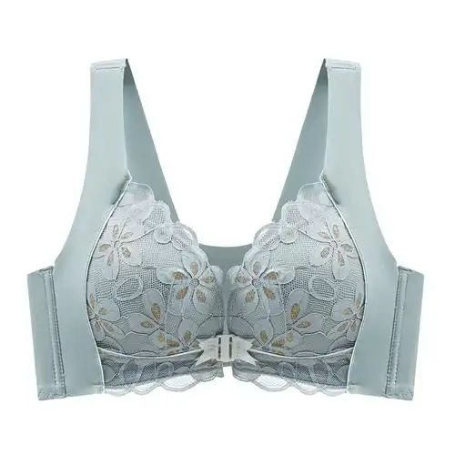 前扣内衣女小胸聚显大拢无钢圈防下垂收副乳调整型女士文胸罩套装