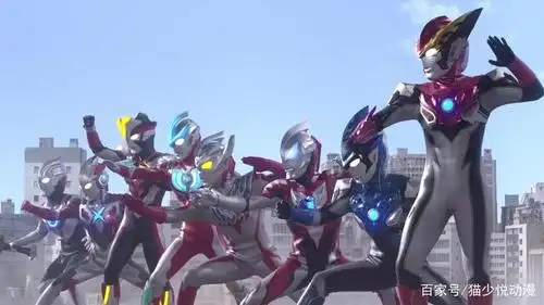 戴拿,盖亚,阿古茹,梦比优斯,赛罗,银河,维克特利,欧布,艾克斯,罗