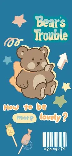 小熊_手机壁纸_动漫卡通手机壁纸_我要个性网