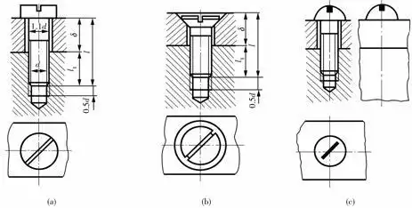 机械制图教程62螺纹连接件