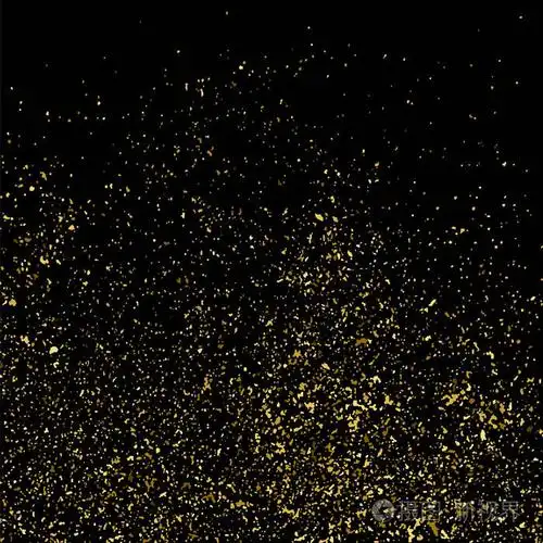 喜庆的背景.金色的爆炸的五彩纸屑.矢量图,eps 10