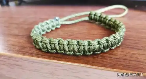 男生平结手链可调节超易学图文教程-伞绳编法-编法图解-中国结艺网