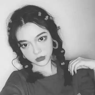 时尚超酷的还有点黑白的女生个性头像