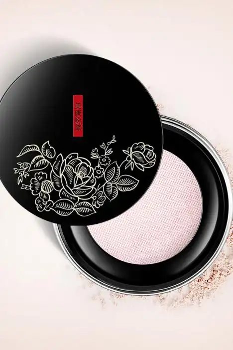 【买1送1】抖音同款美康粉黛散粉定妆粉控油持久遮瑕防水白皙保湿粉底