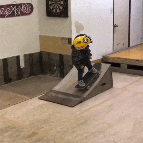 日式教育有多"变态"?3岁小孩练习滑板,摔跤无数次却不哭不闹